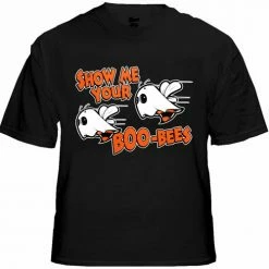 Bewild Cool Funny & Offensive Halloween Shirts - Show Me Your Boo Bees Adult Men's T-Shirt