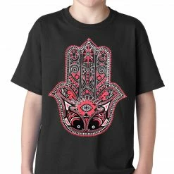Bewild Cool Funny & Offensive Hamsa - Hand Of Protection Kids T-shirt