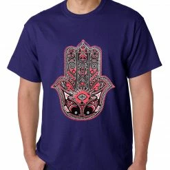 Bewild Hamsa - Hand Of Protection Mens T-shirt Cool Funny & Offensive
