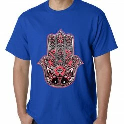 Bewild Hamsa - Hand Of Protection Mens T-shirt Cool Funny & Offensive