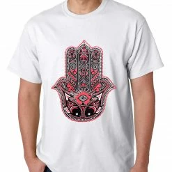 Bewild Hamsa - Hand Of Protection Mens T-shirt Cool Funny & Offensive