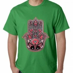 Bewild Hamsa - Hand Of Protection Mens T-shirt Cool Funny & Offensive
