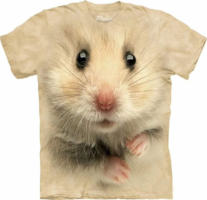 Bewild The Mountain Apparel Hamster Big Face Men's T-Shirt 3 Bewild The Mountain Apparel Hamster Big Face Men's T-Shirt