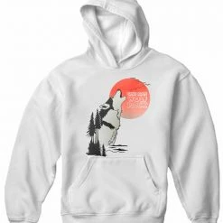 Bewild Famous Quotes And Sayings Hang Over - One Man Wolf Pack Adult Hoodie