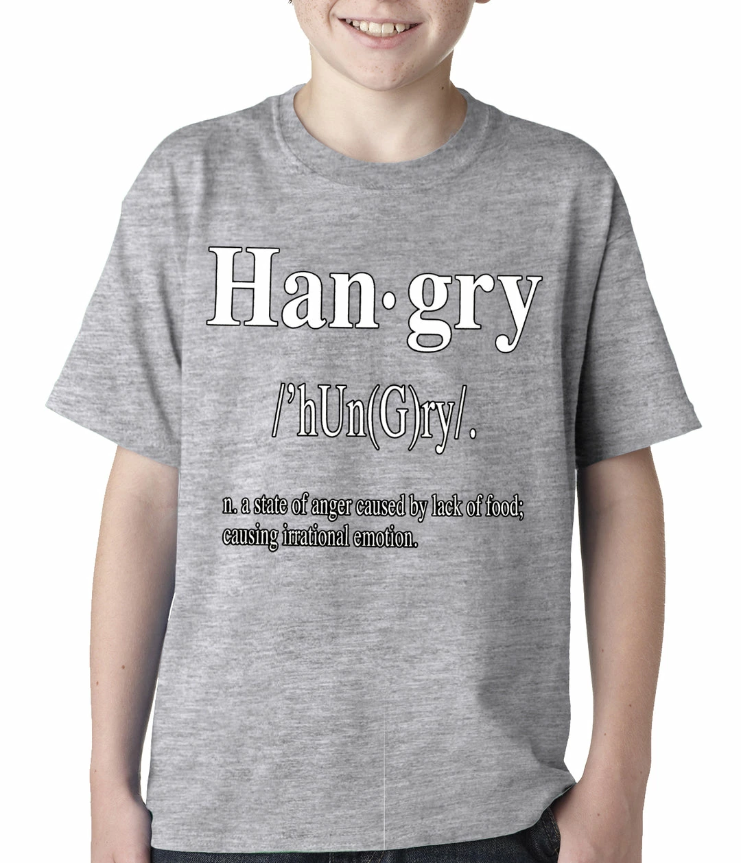 Bewild Hangry Definition Kids T-shirt 3 Bewild Hangry Definition Kids T-shirt