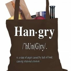 Bewild Hangry Definition Tote Bag Hip-Hop Inspired