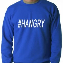 Bewild Hangry #Hangry Adult Crewneck Hip-Hop Inspired Clothing
