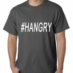 Bewild Hangry #Hangry Mens T-shirt Cool Funny & Offensive