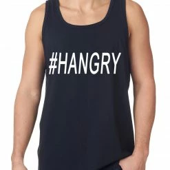 Bewild Hangry #Hangry Tank Top Cool Funny & Offensive