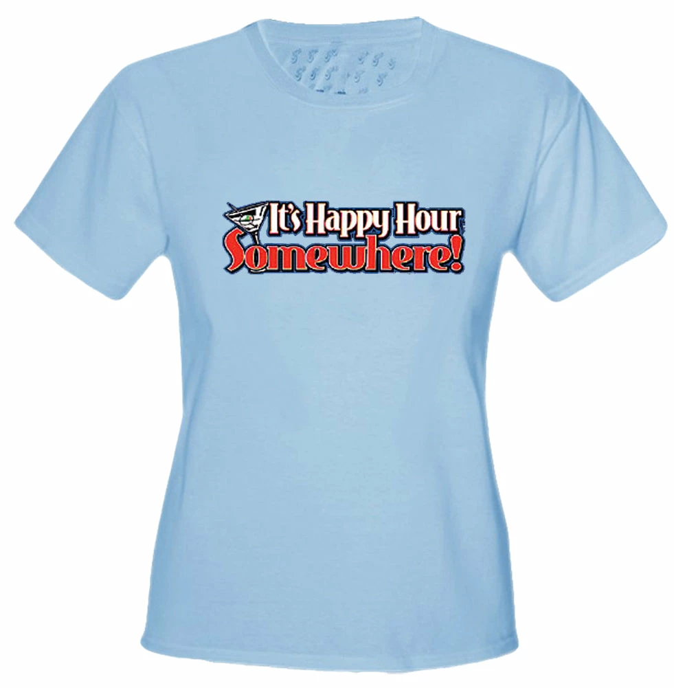 Bewild Happy Hour Girls T-Shirt 5 Bewild Happy Hour Girls T-Shirt