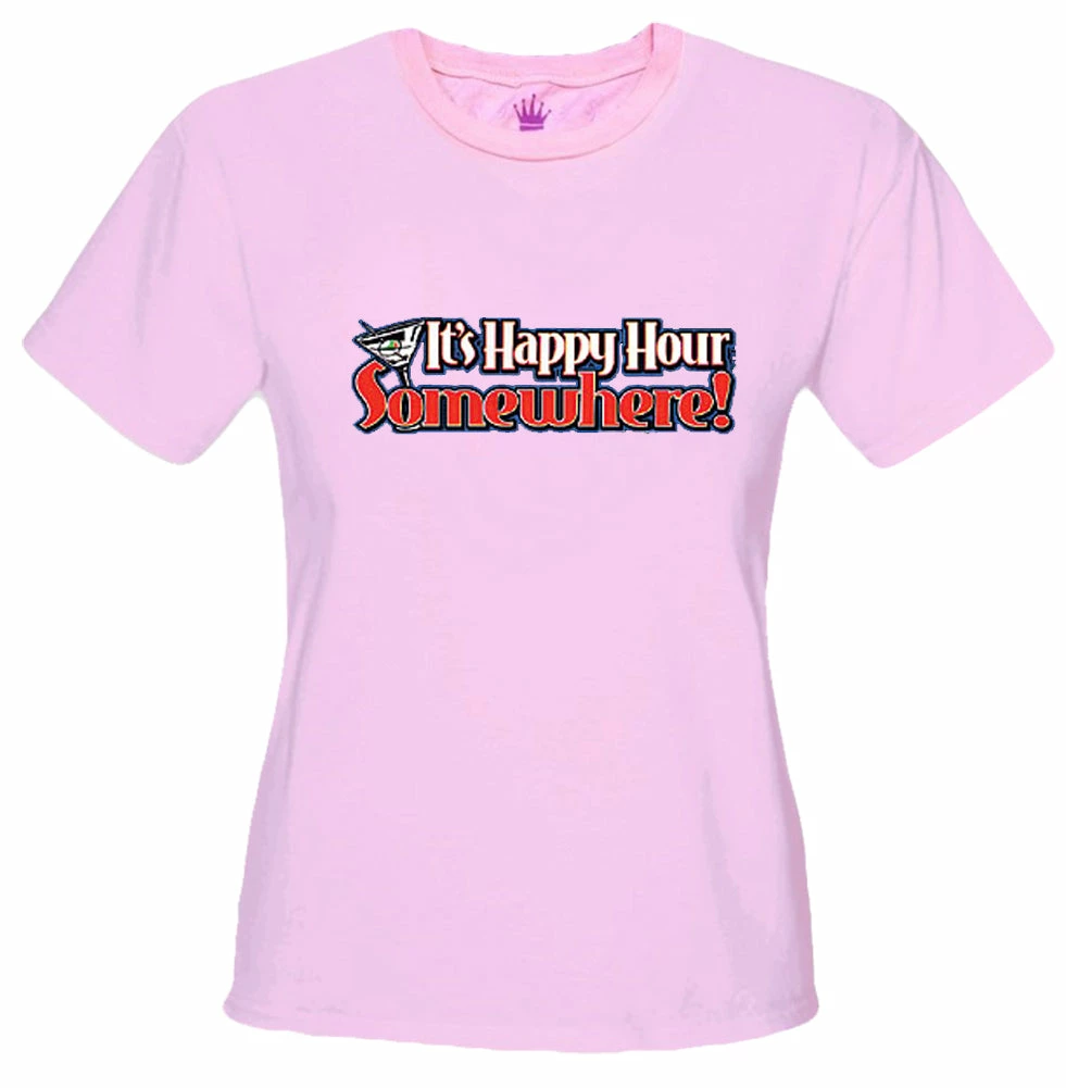 Bewild Happy Hour Girls T-Shirt 7 Bewild Happy Hour Girls T-Shirt