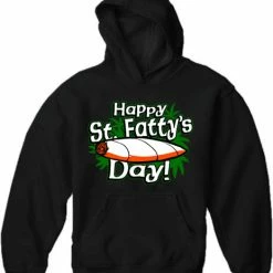 Bewild Happy St. Fatty's Day Adult Hoodie