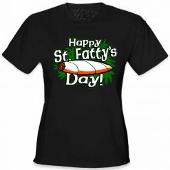 Bewild Happy St. Fatty's Day Girl's T-Shirt