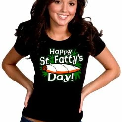 Bewild Happy St. Fatty's Day Girl's T-Shirt