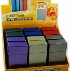 Bewild Cigarette Cases Hard Box Full Pack Cigarette Case (100's Size) (One Dozen)