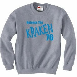 Bewild Sport Inspiration Hardy Release The Kraken Carolina Crewneck Sweatshirt
