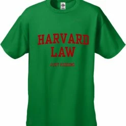 Bewild Cool Funny & Offensive Harvard Law Just Kidding Men's T-Shirt