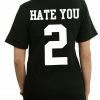 Bewild Cool Funny & Offensive Hate You 2 Ladies T-shirt 1 Bewild Cool Funny & Offensive Hate You 2 Ladies T-shirt