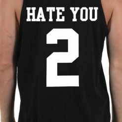 Bewild Hate You 2 Tank Top Cool Funny & Offensive