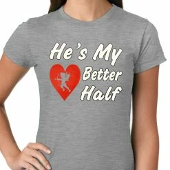 Bewild He's My Better Half Girls T-shirt