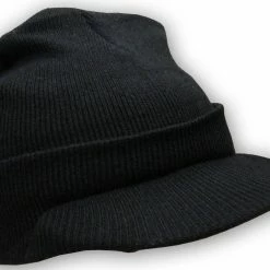 Bewild Beanies & Headspins Head Spin Beanie With Visor - BBOY Headspin Beanie With Visor (Black/Black)