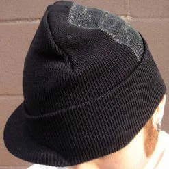 Bewild Beanies & Headspins Head Spin Beanie With Visor - BBOY Headspin Beanie With Visor (Black/Black)