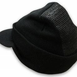 Bewild Beanies & Headspins Head Spin Beanie With Visor - BBOY Headspin Beanie With Visor (Black/Black)