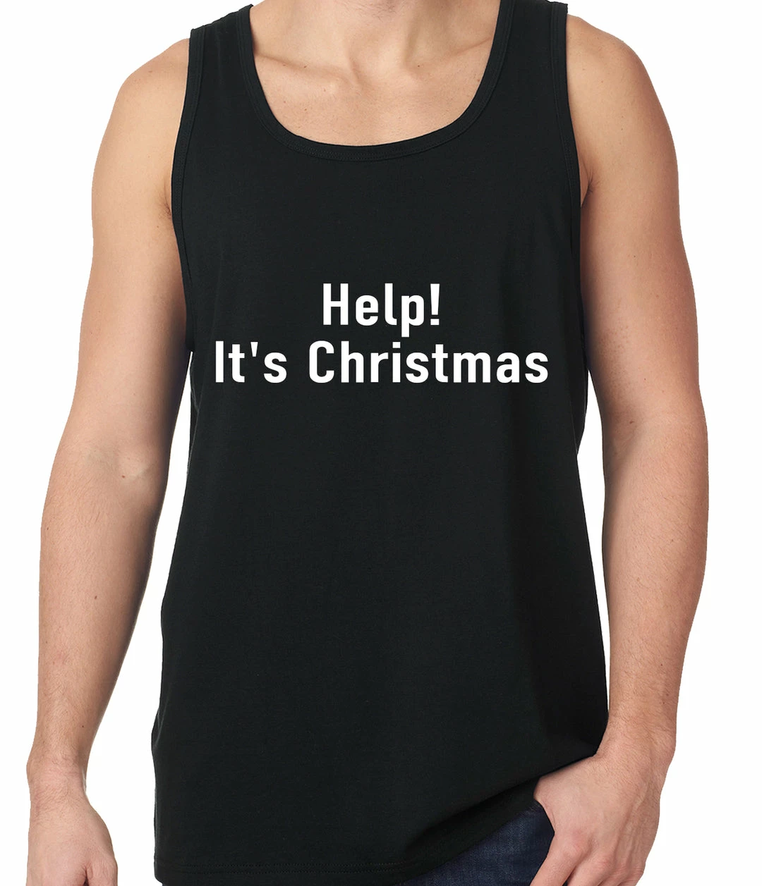 Bewild Help! It's Christmas Funny Holiday Tank Top Holiday Prints 3 Bewild Help! It's Christmas Funny Holiday Tank Top Holiday Prints