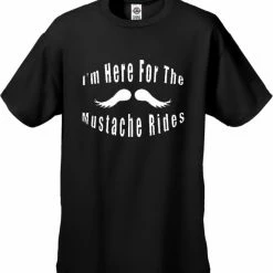 Bewild Here For Mustache Rides T-Shirt