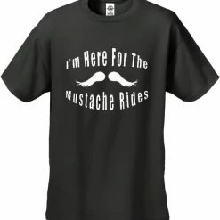 Bewild Here For Mustache Rides T-Shirt