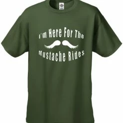 Bewild Here For Mustache Rides T-Shirt
