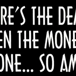 Bewild Here's The Deal Girls T-Shirt Cool Funny & Offensive