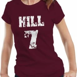 Bewild Sport Inspiration Hill #7 In Texas A&M Colors Girl's T-Shirt