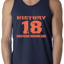 Bewild History 18 Manning Record Breaking Tanktop Sport Inspiration