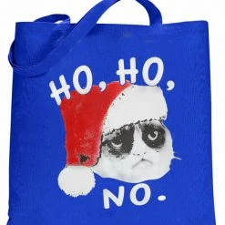 Bewild Ho Ho No Angry Cat Tote Bag Cool Funny & Offensive