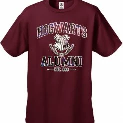 Bewild Comic Con & Gaming Clothing, Video Game Hogwarts Alumni Galaxy Men's T-Shirt
