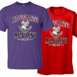 Bewild Comic Con & Gaming Clothing, Video Game Hogwarts Alumni Galaxy Men's T-Shirt