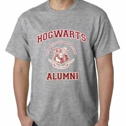 Bewild Hogwarts Alumni Mens T-shirt Comic Con & Gaming Clothing, Video Game