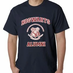 Bewild Hogwarts Alumni Mens T-shirt Comic Con & Gaming Clothing, Video Game