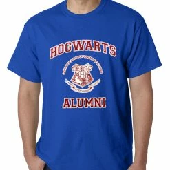 Bewild Hogwarts Alumni Mens T-shirt Comic Con & Gaming Clothing, Video Game