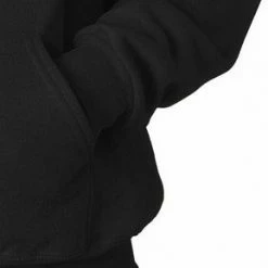 Bewild Blank & Comfy Hooded Sweatshirt :: Unisex Pull Over Hoodie (Black)