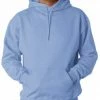 Bewild Hooded Sweatshirt :: Unisex Pull Over Hoodie (Light Blue) Blank & Comfy