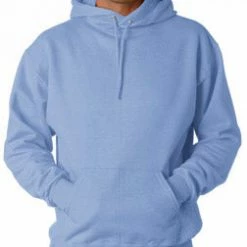 Bewild Hooded Sweatshirt :: Unisex Pull Over Hoodie (Light Blue) Blank & Comfy