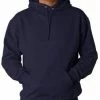 Bewild Hooded Sweatshirt :: Unisex Pull Over Hoodie (Navy) Blank & Comfy