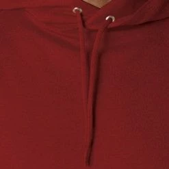 Bewild Hooded Sweatshirt :: Unisex Pull Over Hoodie (Red) Blank & Comfy