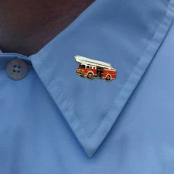 Bewild Hook & Ladder Fire Truck Lapel Pin Lapel Pins
