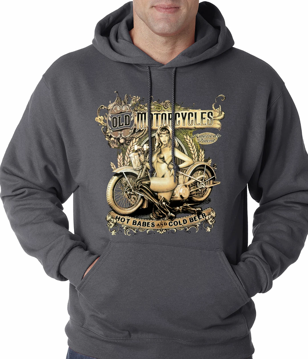 Bewild Biker Style Hot Babes And Cold Beer Biker Adult Hoodie 5 Bewild Biker Style Hot Babes And Cold Beer Biker Adult Hoodie