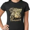 Bewild Biker Style Hot Babes And Cold Beer Biker Ladies T-shirt