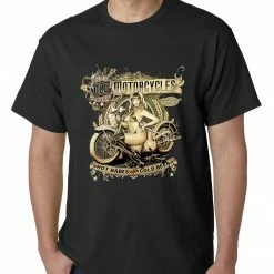 Bewild Hot Babes And Cold Beer Biker Mens T-shirt