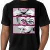 Bewild Hot Pink Roll Lick Smoke Sexy Celebrity Men's T-Shirt